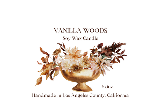 Vanilla Woods Soy Candle